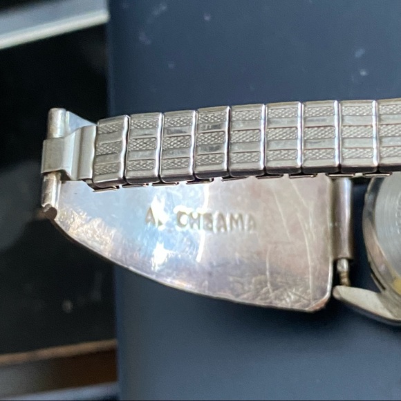 NADIA Kokopelli Watch Signed Zuni Sterling Watch Tips - Picture 5 of 6